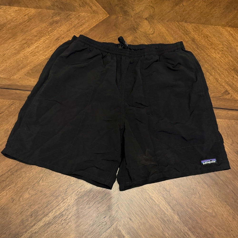 Patagonia Baggies 5 Inch Inseam Shorts Mens Large Black Nylon 57020
